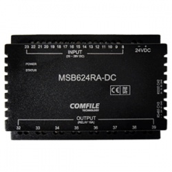 MSB624RA-DC - CuBloc PLC - 16 Inputs, 8 Relays, 8 Analogue RS232, RS485