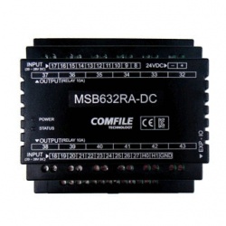 MSB632RA-DC - CuBloc PLC - 20 Inputs, 12 Relays, 8 Analogue, RS232, RS485