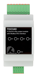 MODBUS RTU relay output module TDO340