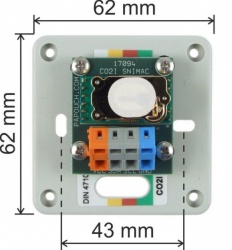 SNS_CO2_3m - CO2 sensor for interior, 3m cable