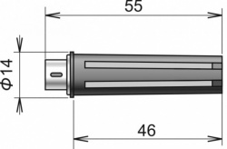 Digital temperature/humidity probe DIGIS/M, MiniDin connector