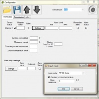 MOD-1TE - Mini RS485 Modbus 1 Thermocouple or RTD Input, 1 Digital Output RTU