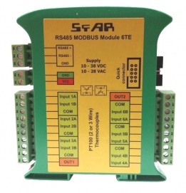 MOD-6TE - RS485 Modbus 6 Thermocouple or RTD  RTU