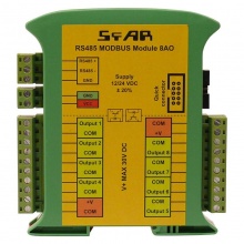 MOD-8AO - RS485 Modbus 8 Analogue Outputs Volts, 4-20mA RTU