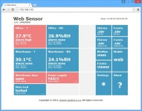 P8552 - Ethernet Temperature/Humidity Alarm Unit with Digital Alarm Inputs