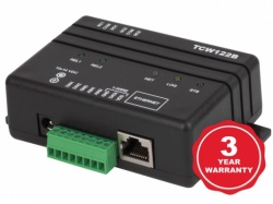 TCW122B-CM - Ethernet Digital IO, Voltage, Temperature, Humidity Alarm and Control