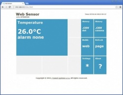 T4611 - WebSensor with PoE - remote thermometer with Ethernet interface