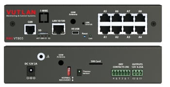 VT805 Environmental Monitoring Unit - 8 Sensor Ports, CAN bus