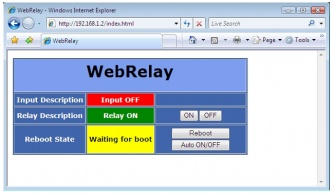 WebRelay - Ethernet Relay Module with  Web, XML, Modbus