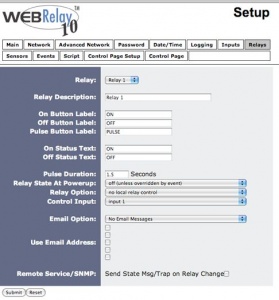 WebRelay-10 Plus - Ethernet Relay Unit with HTTP, SNMP, and Modbus/TCP