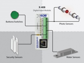 X-408-I 8-Channel Web-Enabled Digital Input Module